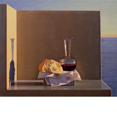 Still Life with Bread and Wine
