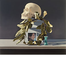 Still Life with a Skull and Polaroid